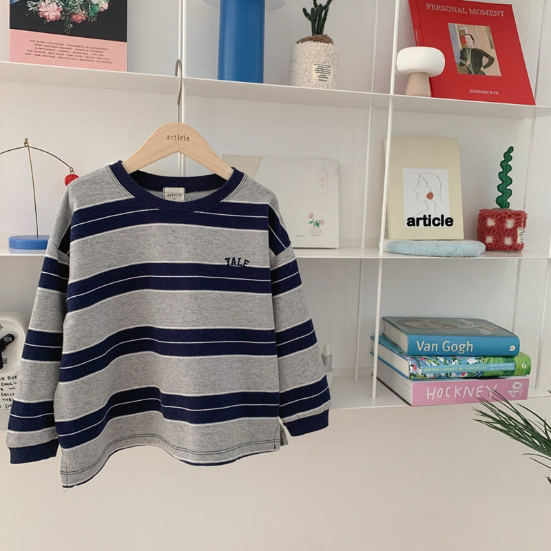 Article - Korean Children Fashion - #kidsstore - Ale Embroidery Sweatshirt - 5