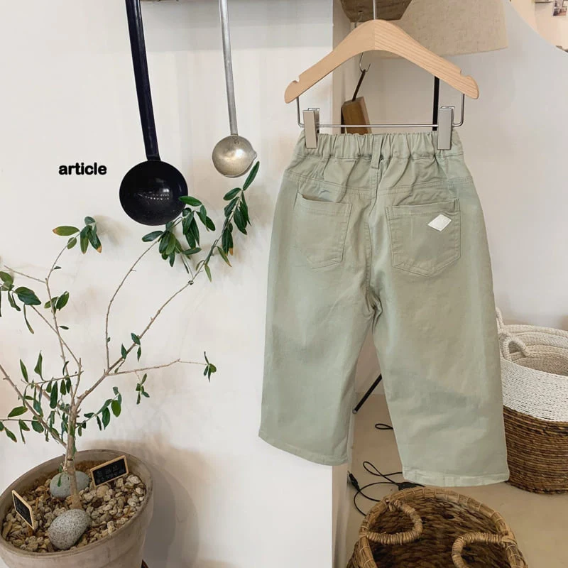 Article - Korean Children Fashion - #kidsstore - Human Wide Pants - 8