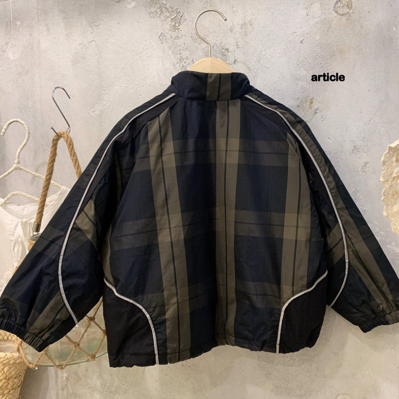 Article - Korean Children Fashion - #kidzfashiontrend - Check Reflective Jacket - 12