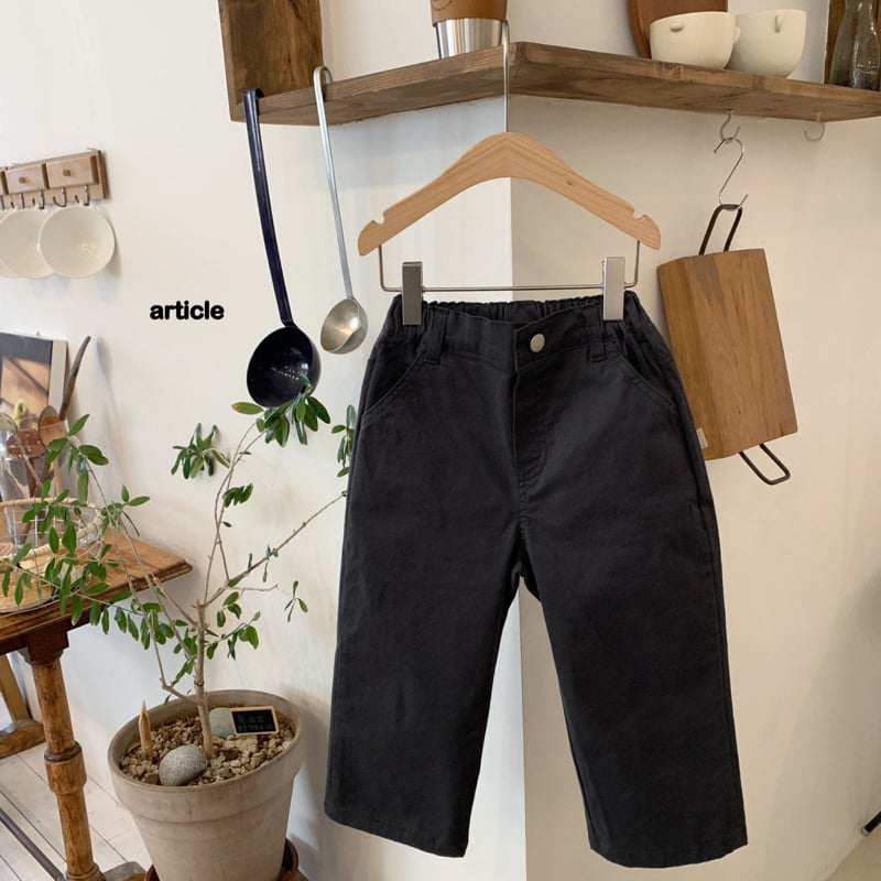 Article - Korean Children Fashion - #kidzfashiontrend - Human Wide Pants - 9