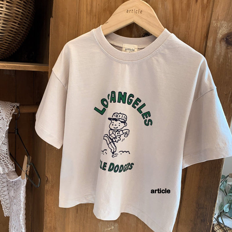 Article - Korean Children Fashion - #kidzfashiontrend - Little Dodgers Tee - 5