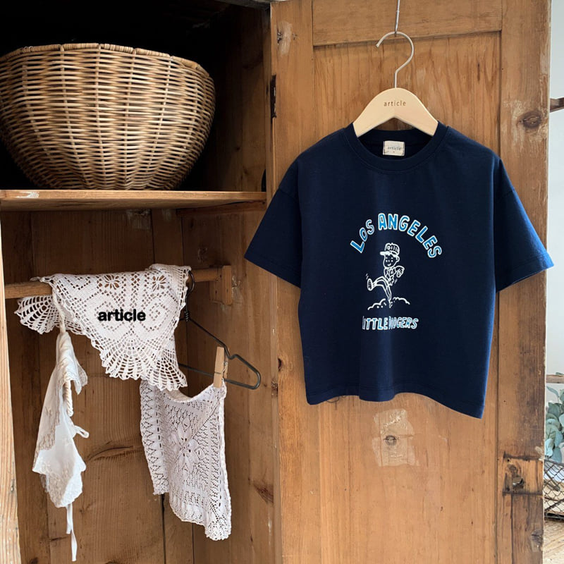 Article - Korean Children Fashion - #littlefashionista - Little Dodgers Tee - 7