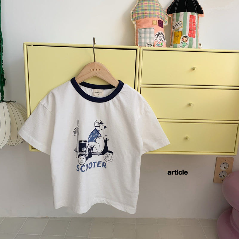 Article - Korean Children Fashion - #magicofchildhood - Scooter Tee - 2