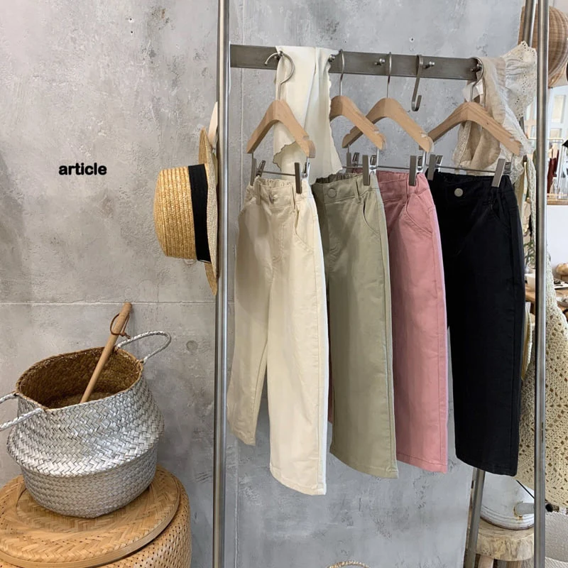 Article - Korean Children Fashion - #magicofchildhood - Human Wide Pants - 12