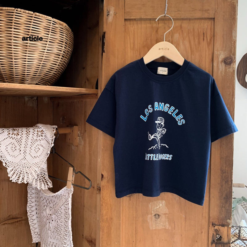 Article - Korean Children Fashion - #magicofchildhood - Little Dodgers Tee - 8