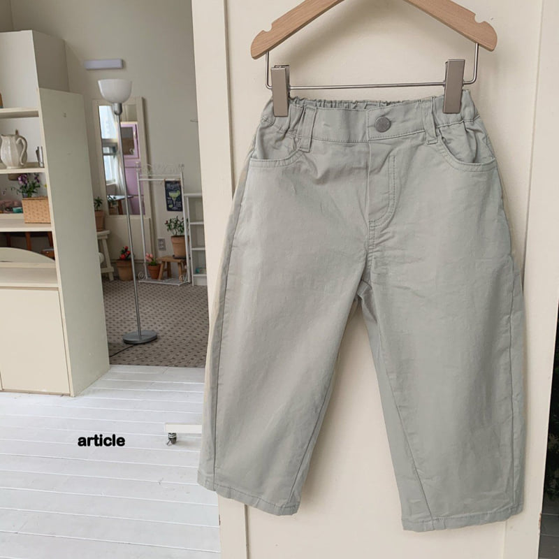 Article - Korean Children Fashion - #minifashionista - Low Curve Pants - 7