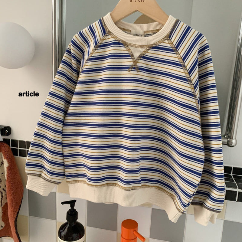 Article - Korean Children Fashion - #prettylittlegirls - Multi-Line Sweatshirt - 7