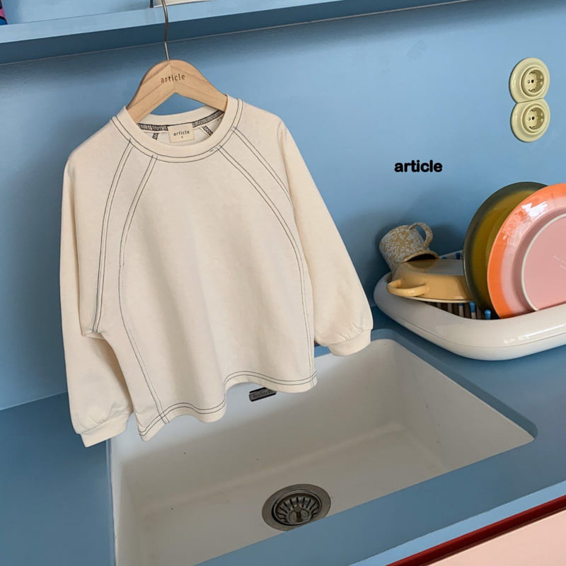 Article - Korean Children Fashion - #prettylittlegirls - Double Stitch Tee - 2