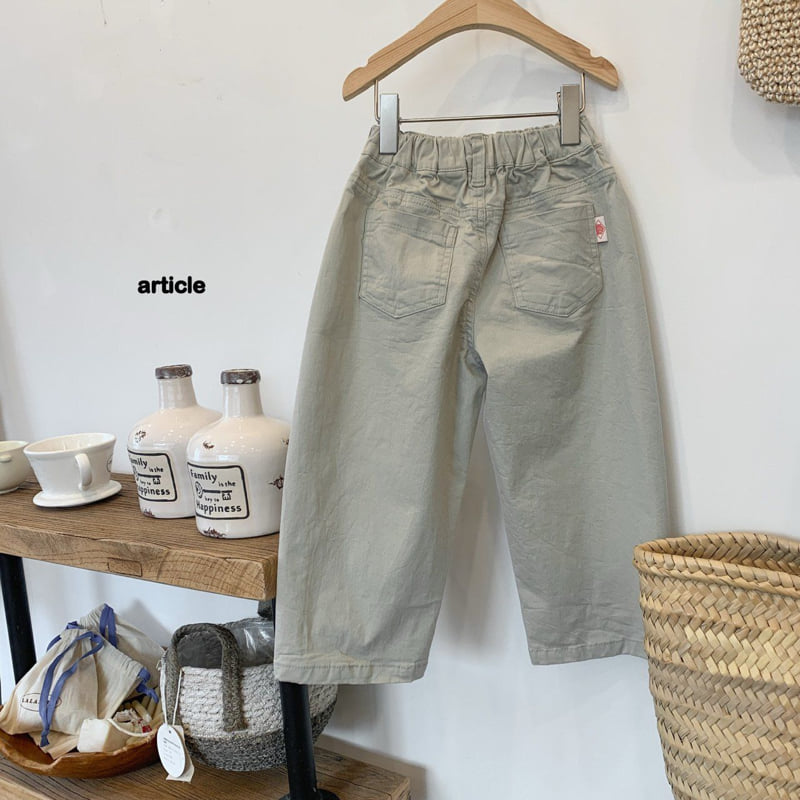 Article - Korean Children Fashion - #prettylittlegirls - Low Curve Pants - 8