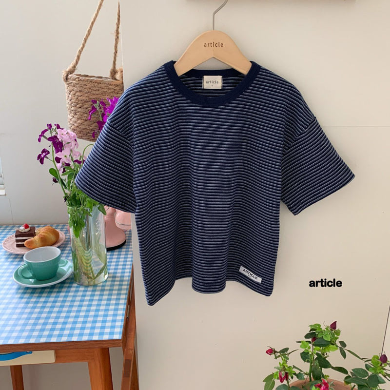 Article - Korean Children Fashion - #stylishchildhood - Soft Stripe Tee - 5