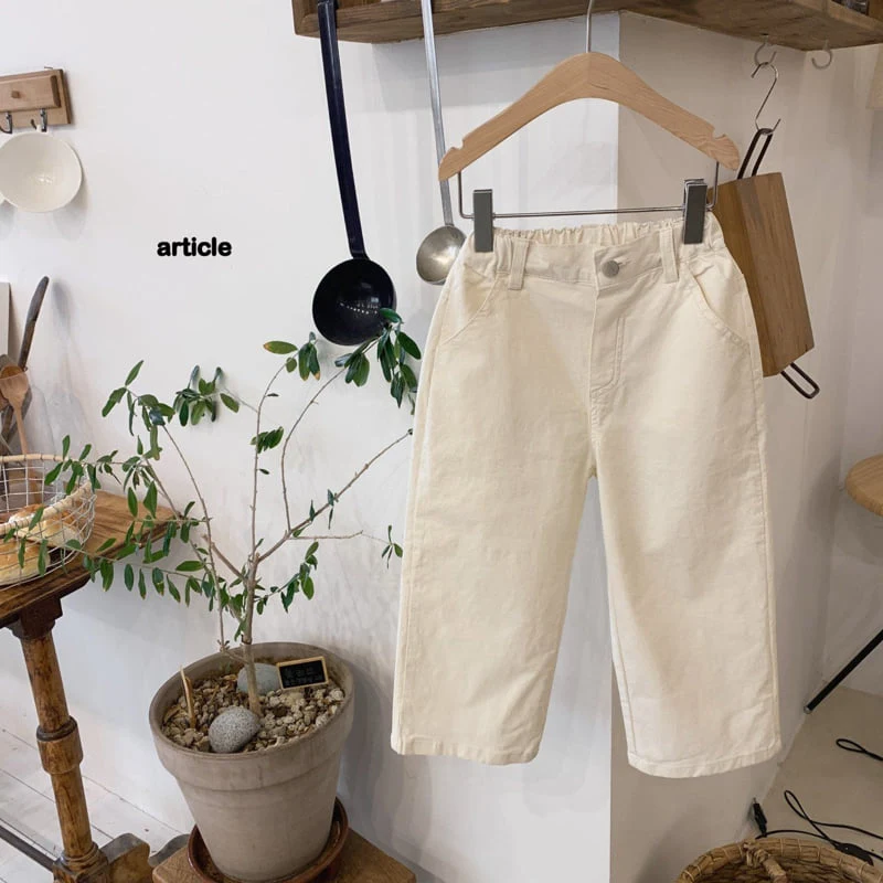 Article - Korean Children Fashion - #stylishchildhood - Human Wide Pants