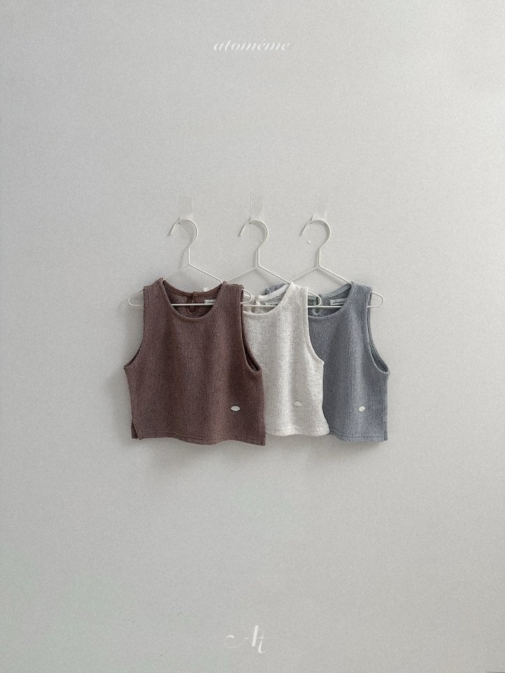 Atomeme - Korean Baby Fashion - #babyboutique - Mini Knit Vest - 3