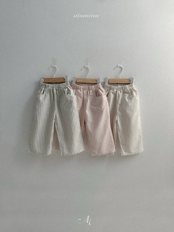 Atomeme - Korean Baby Fashion - #babyboutique - Greek Striped Pants - 8