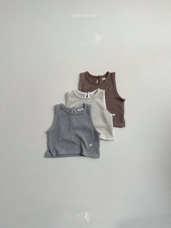 Atomeme - Korean Baby Fashion - #babyboutique - Mini Knit Vest - 4