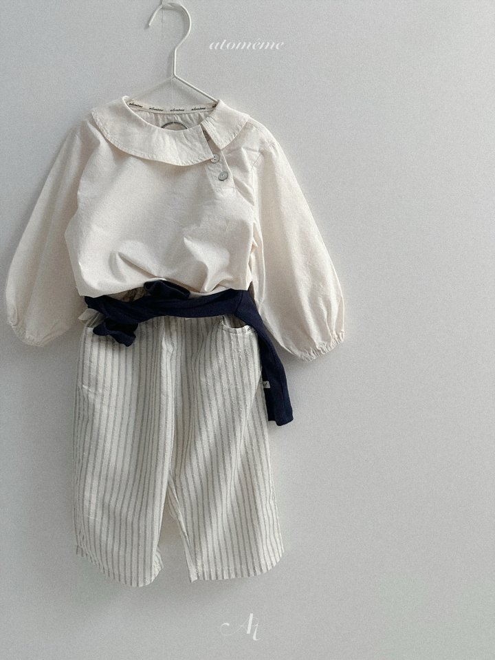 Atomeme - Korean Baby Fashion - #babyboutiqueclothing - Greek Striped Pants - 10