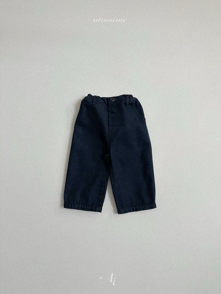 Atomeme - Korean Baby Fashion - #babyboutiqueclothing - Non-Fade Denim Pants - 7