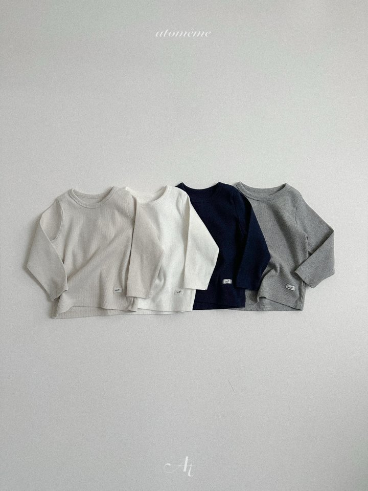 Atomeme - Korean Baby Fashion - #babyboutiqueclothing - Soft Ribbed Tee - 3