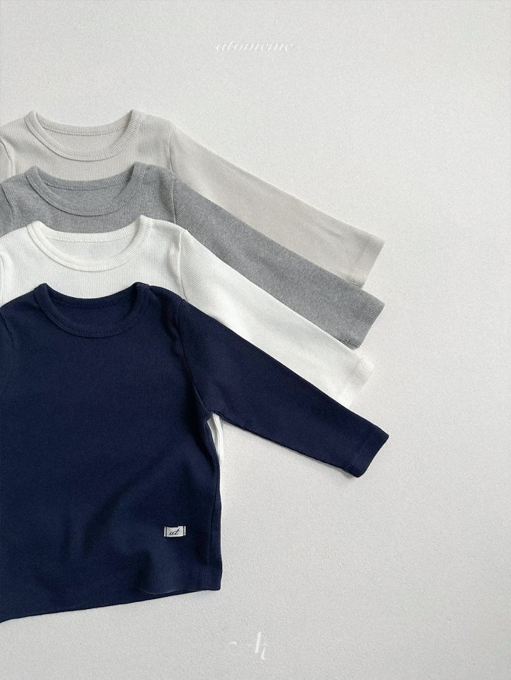 Atomeme - Korean Baby Fashion - #babyboutiqueclothing - Soft Ribbed Tee - 4