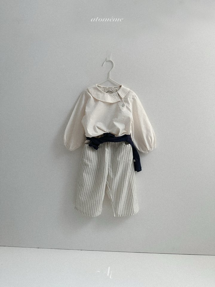 Atomeme - Korean Baby Fashion - #babyfashion - Greek Striped Pants - 12