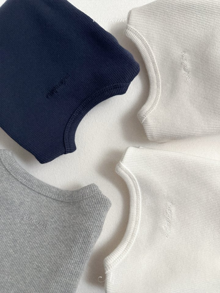 Atomeme - Korean Baby Fashion - #babyfashion - Soft Ribbed Tee - 5
