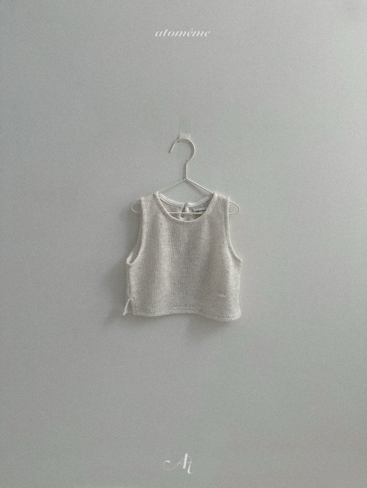 Atomeme - Korean Baby Fashion - #babygirlfashion - Mini Knit Vest - 8
