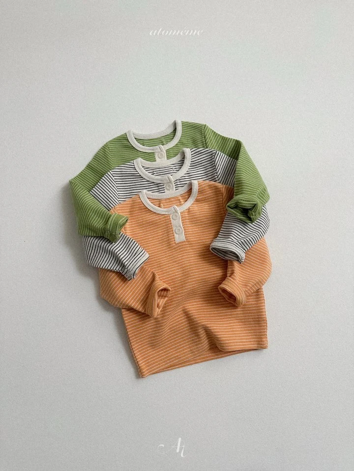 Atomeme - Korean Baby Fashion - #babygirlfashion - Milly Striped Tee