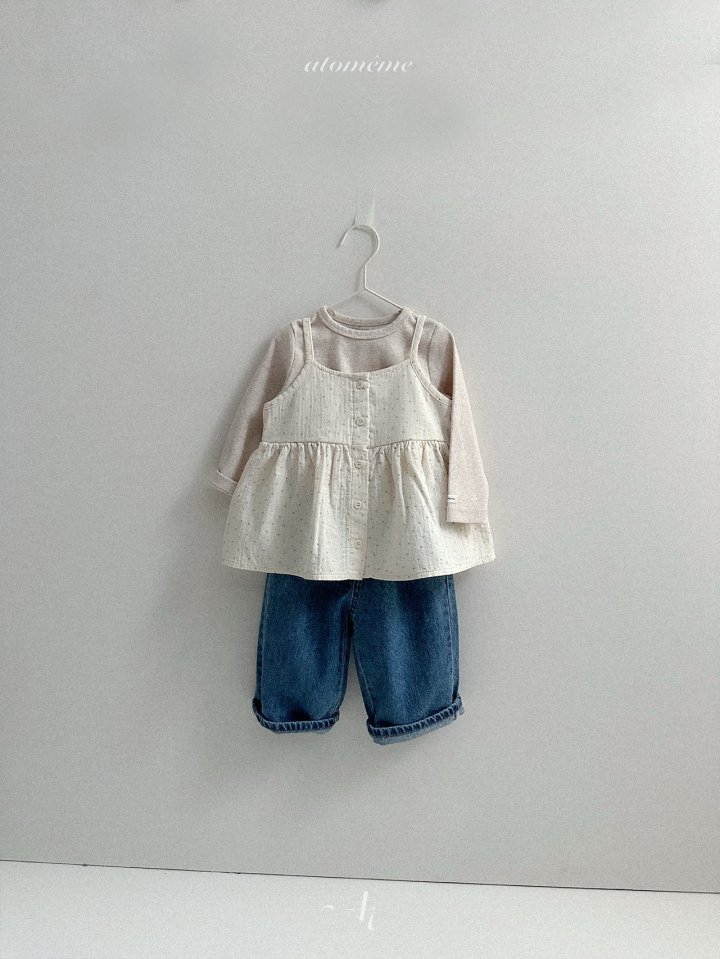Atomeme - Korean Baby Fashion - #babygirlfashion - Miel Bustier - 12