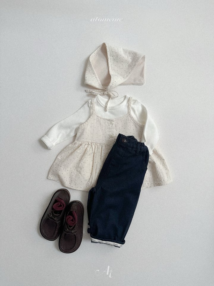 Atomeme - Korean Baby Fashion - #babygirlfashion - Non-Fade Denim Pants - 11