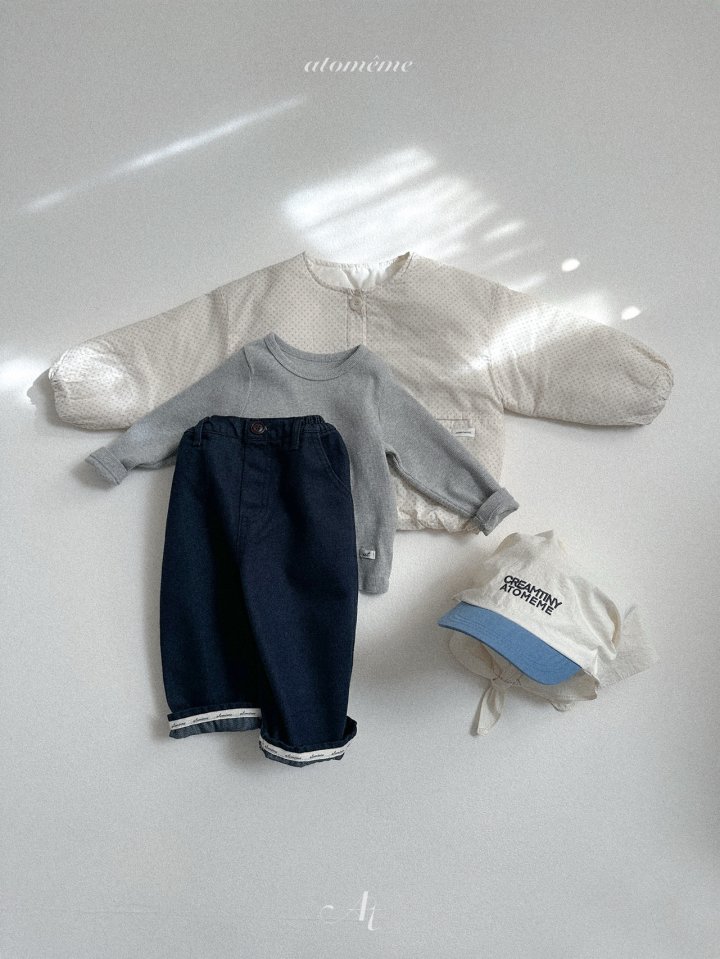 Atomeme - Korean Baby Fashion - #babylifestyle - Non-Fade Denim Pants - 12