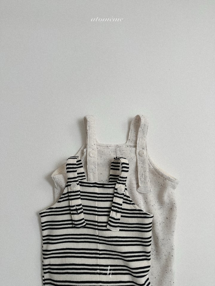 Atomeme - Korean Baby Fashion - #babyoninstagram - Crop Overalls - 3