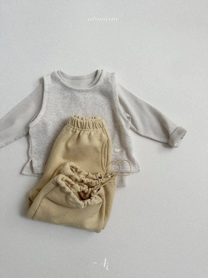 Atomeme - Korean Baby Fashion - #babyootd - Mini Knit Vest - 11