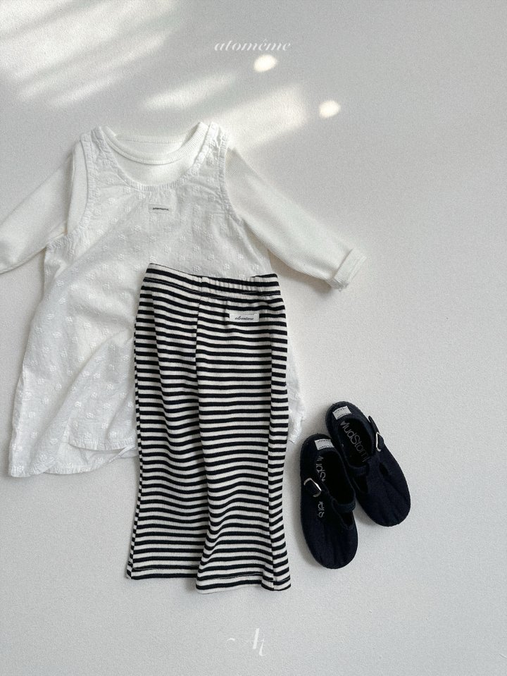 Atomeme - Korean Baby Fashion - #babyootd - Soft Ribbed Tee - 10