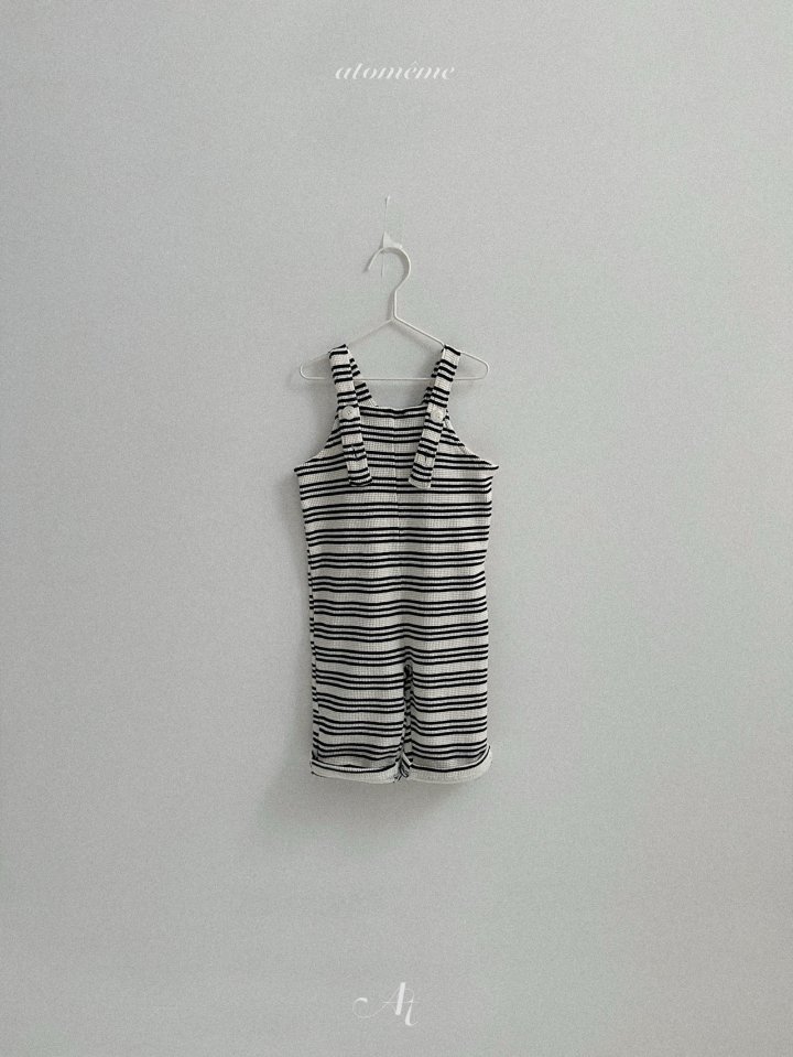 Atomeme - Korean Baby Fashion - #babyoutfit - Crop Overalls - 5