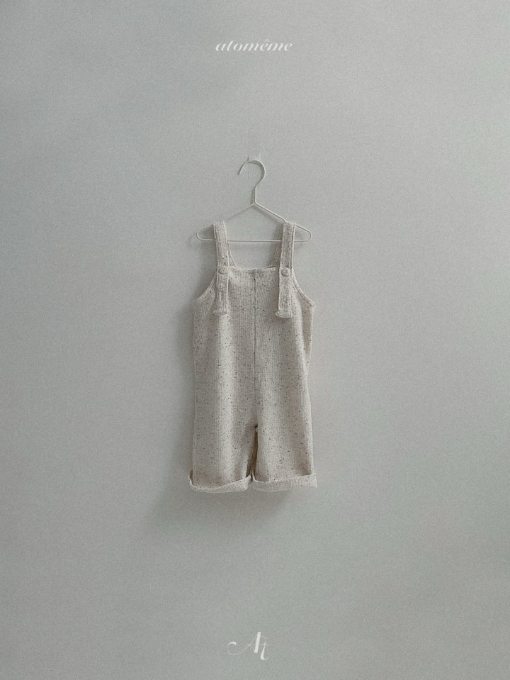 Atomeme - Korean Baby Fashion - #babyoutfit - Crop Overalls - 6