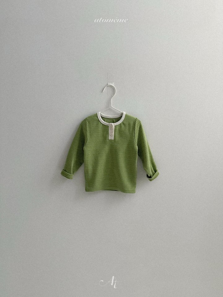 Atomeme - Korean Baby Fashion - #babyoutfit - Milly Striped Tee - 5
