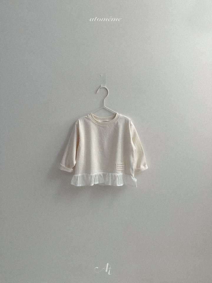 Atomeme - Korean Baby Fashion - #babyoutfit - Say Frill Tee - 3