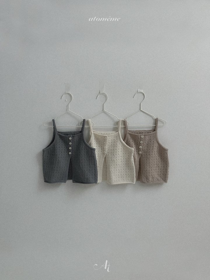 Atomeme - Korean Baby Fashion - #babyoutfit - Annie Knit Vest - 8