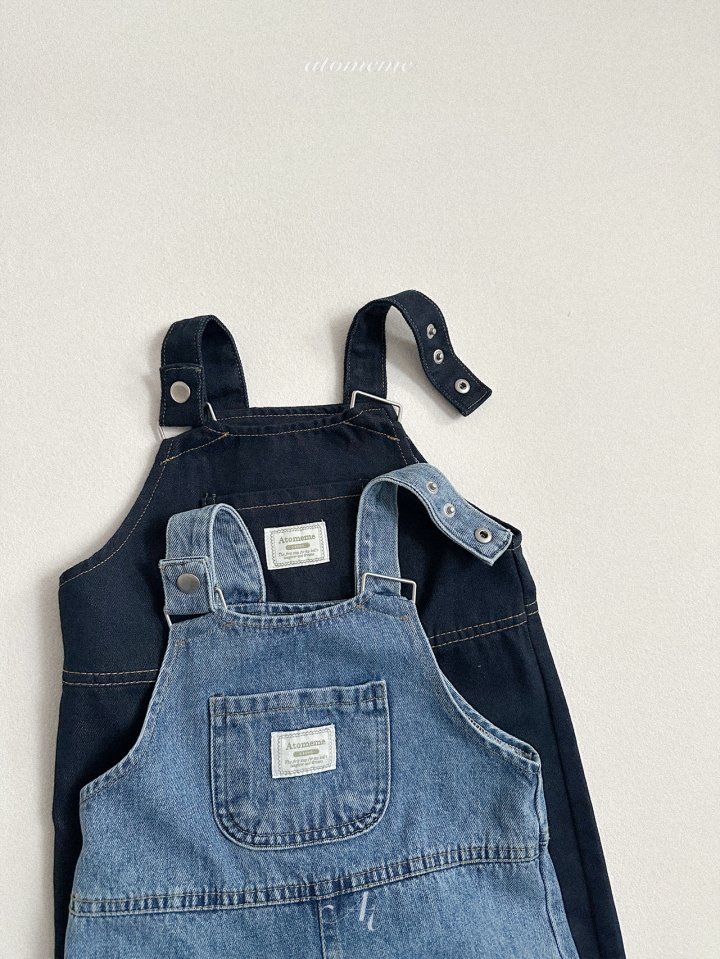 Atomeme - Korean Baby Fashion - #babyoutfit - Orca Denim Overalls - 3