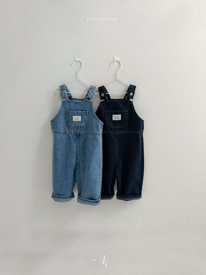 Atomeme - Korean Baby Fashion - #babyoutfit - Orca Denim Overalls - 4