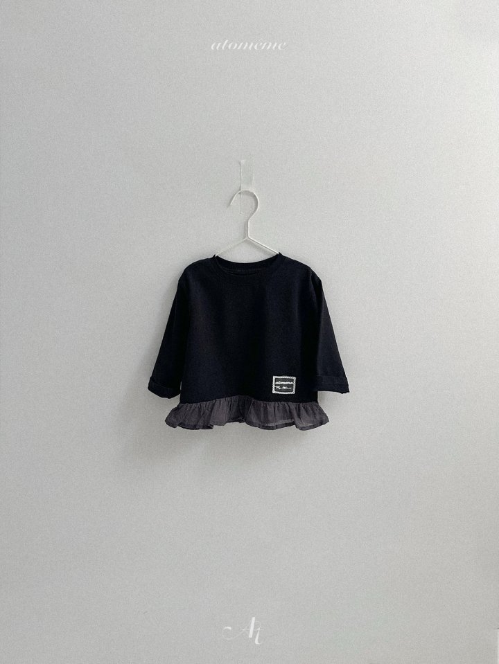 Atomeme - Korean Baby Fashion - #babyoutfit - Say Frill Tee - 4