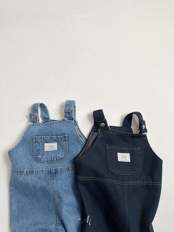 Atomeme - Korean Baby Fashion - #onlinebabyboutique - Orca Denim Overalls - 6