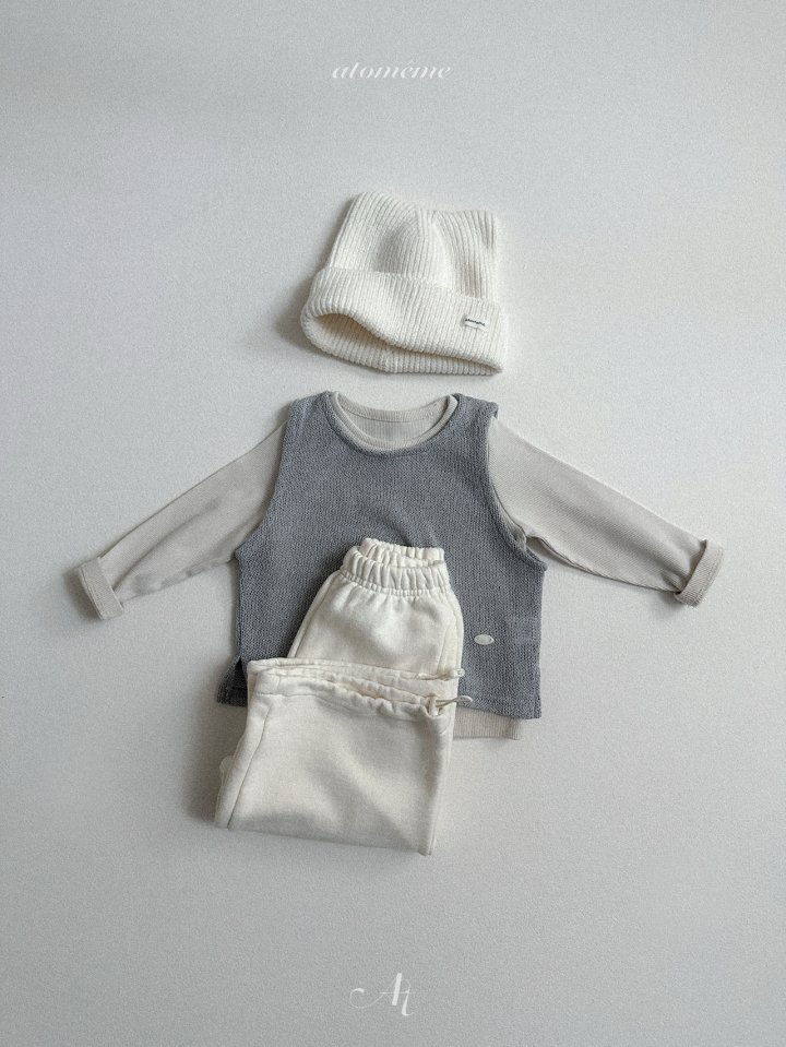 Atomeme - Korean Baby Fashion - #onlinebabyshop - Rosy Cat Beanie - 11