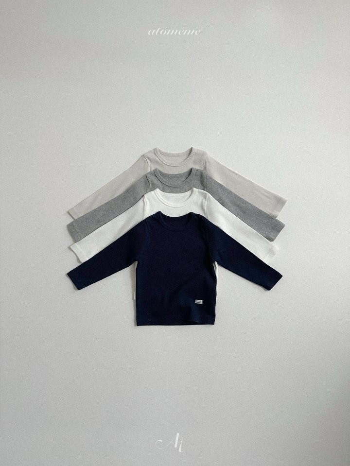 Atomeme - Korean Baby Fashion - #smilingbaby - Soft Ribbed Tee