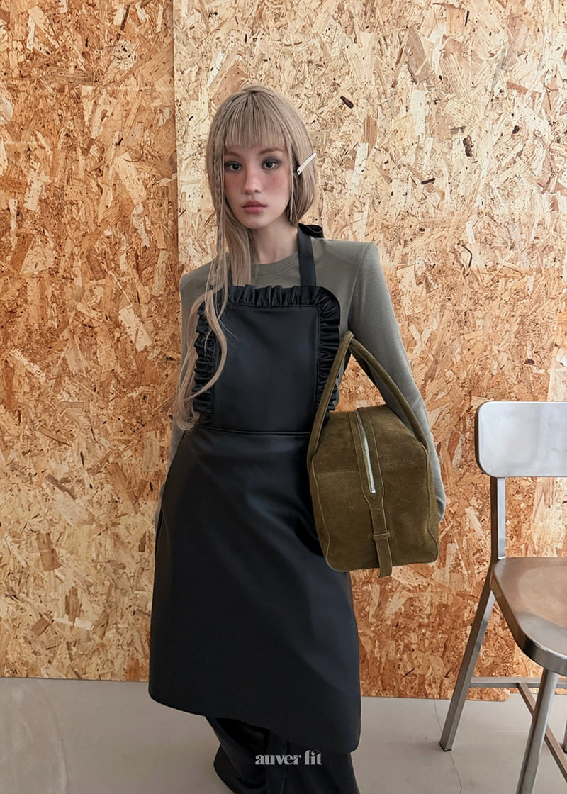 Auver_Fit - Korean Women Fashion - #momslook - Apron One-piece