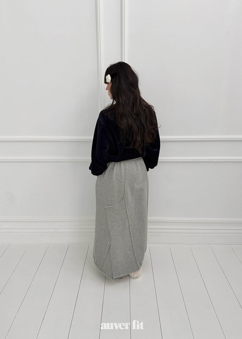 Auver_Fit - Korean Women Fashion - #momslook - Open Pants Long Skirt - 12