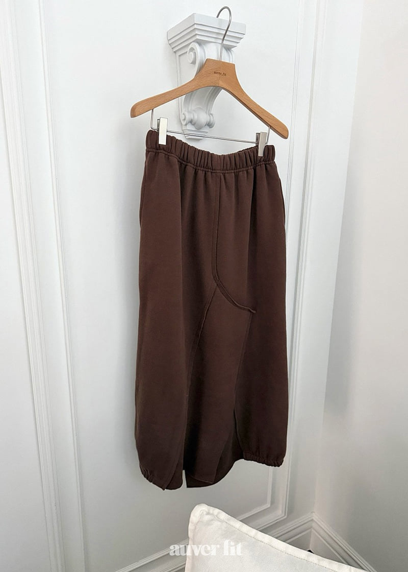 Auver_Fit - Korean Women Fashion - #shopsmall - Open Pants Long Skirt - 7