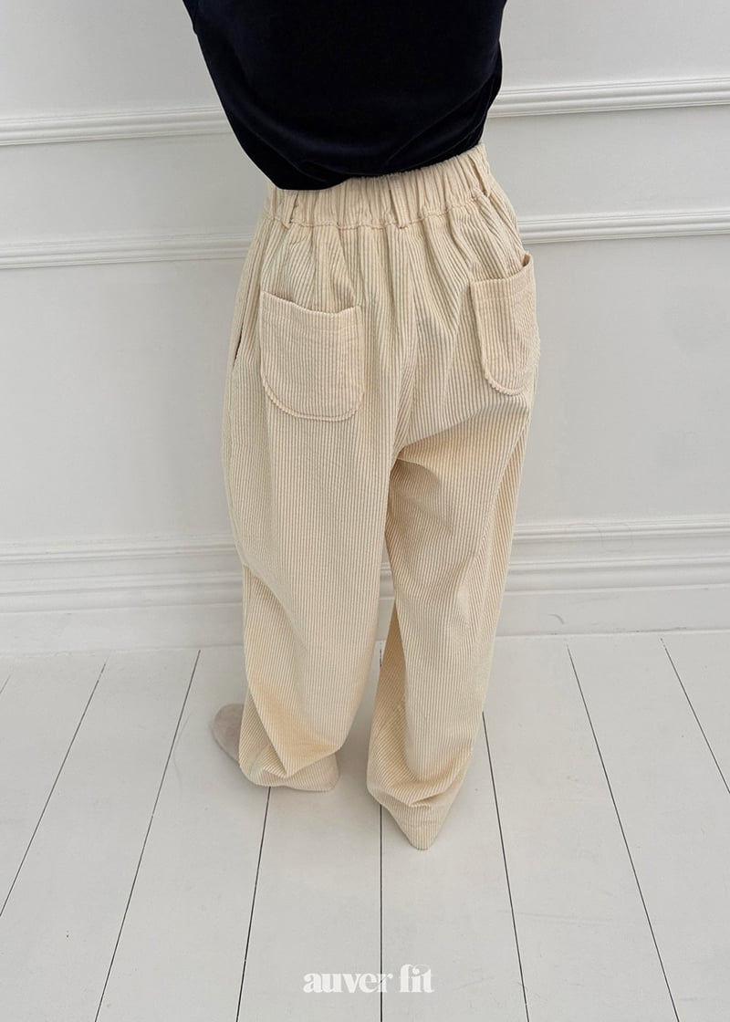 Auver_Fit - Korean Women Fashion - #thatsdarling - Corduroy Two Pintuck Pants - 3