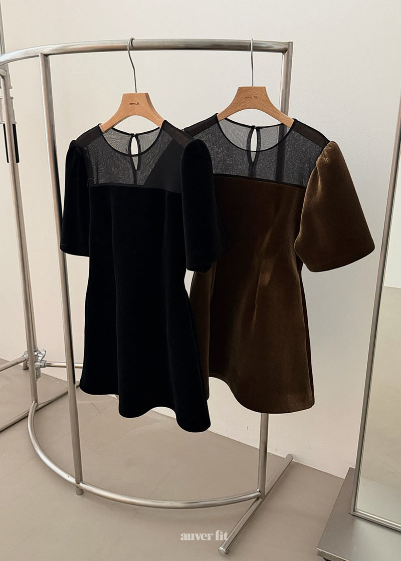 Auver_Fit - Korean Women Fashion - #womensfashion - Velvet Backless One-piece - 8