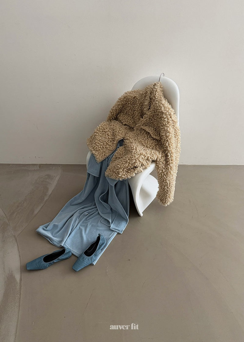 Auver_Fit - Korean Women Fashion - #womensfashion - Poodle Shearling Jumper - 5