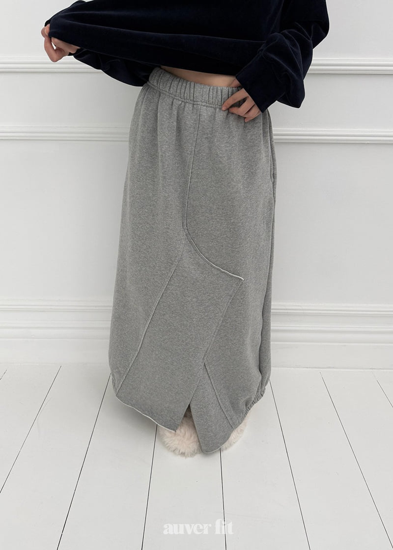 Auver_Fit - Korean Women Fashion - #womensfashion - Open Pants Long Skirt - 11